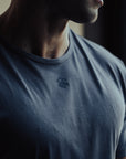 THE FITTED TEE - BLUE STONE