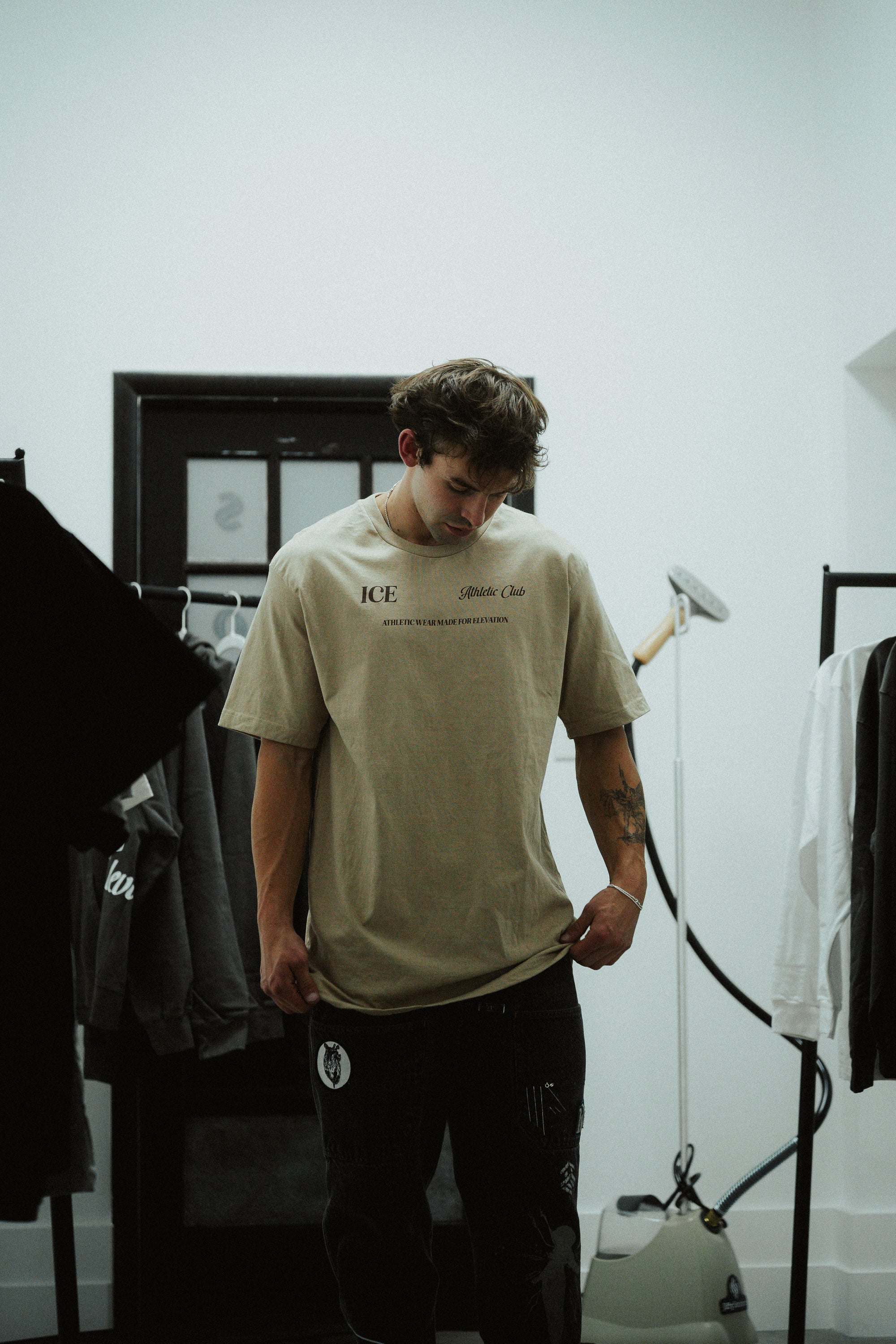 THE ADAPT AND EVOLVE TEE - SAND