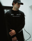 THE ATHLETIC CLUB LONG SLEEVE  - BLACK